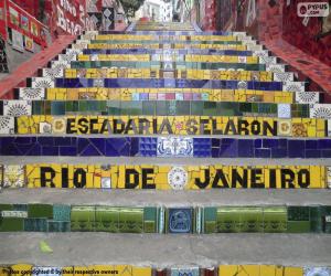 yapboz Selarón Merdiveni, Brezilya